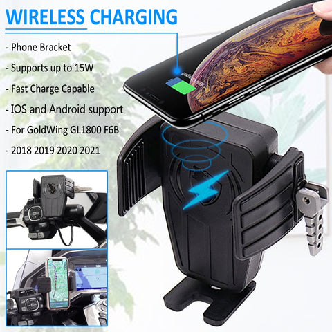 Phone Holder Wireless Charging